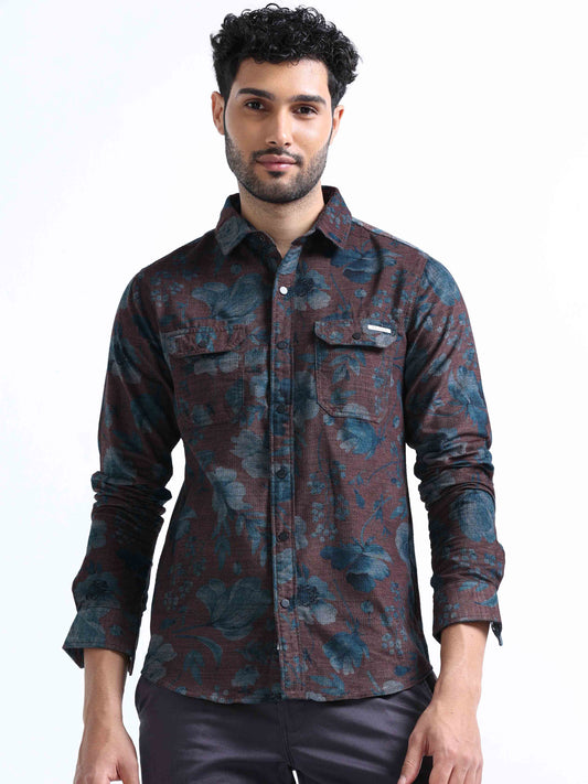 Barossa Printed Full Sleeve Shirt For Men 