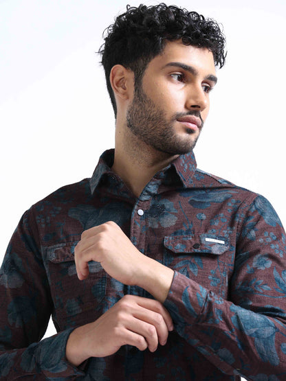 Barossa Printed Full Sleeve Shirt For Men 