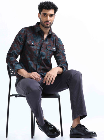 Barossa Printed Full Sleeve Shirt For Men 