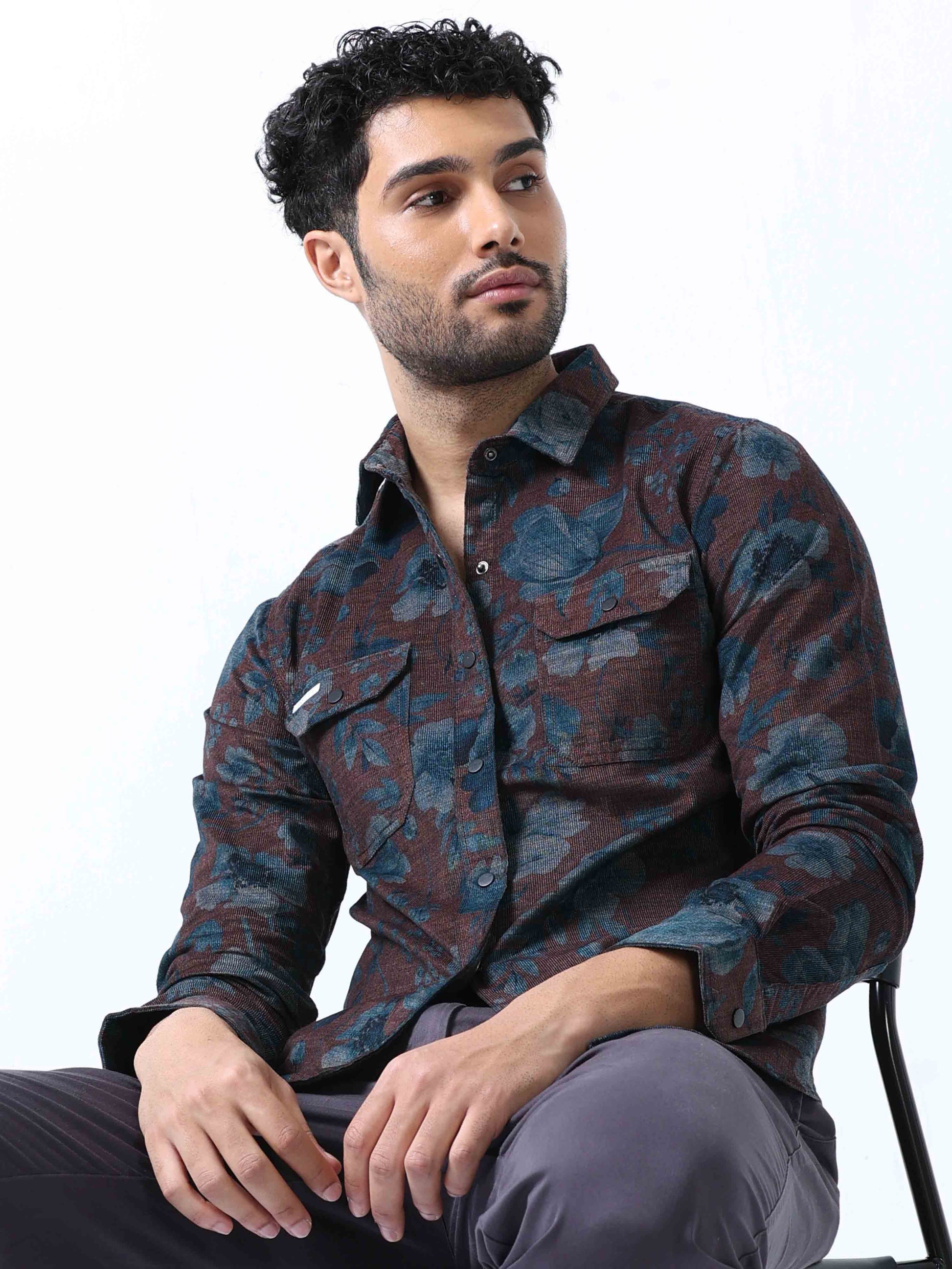 Barossa Printed Full Sleeve Shirt For Men 