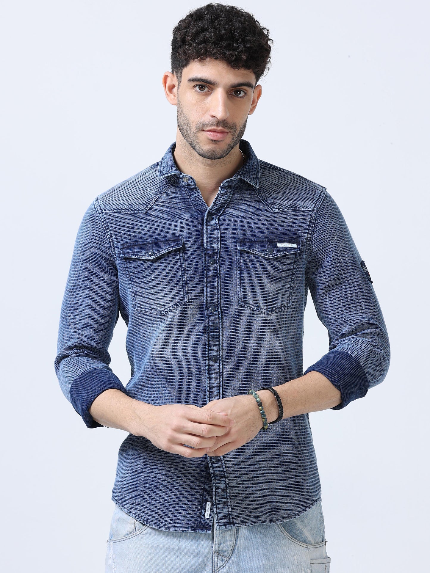 Mist Blue Denim Shirt