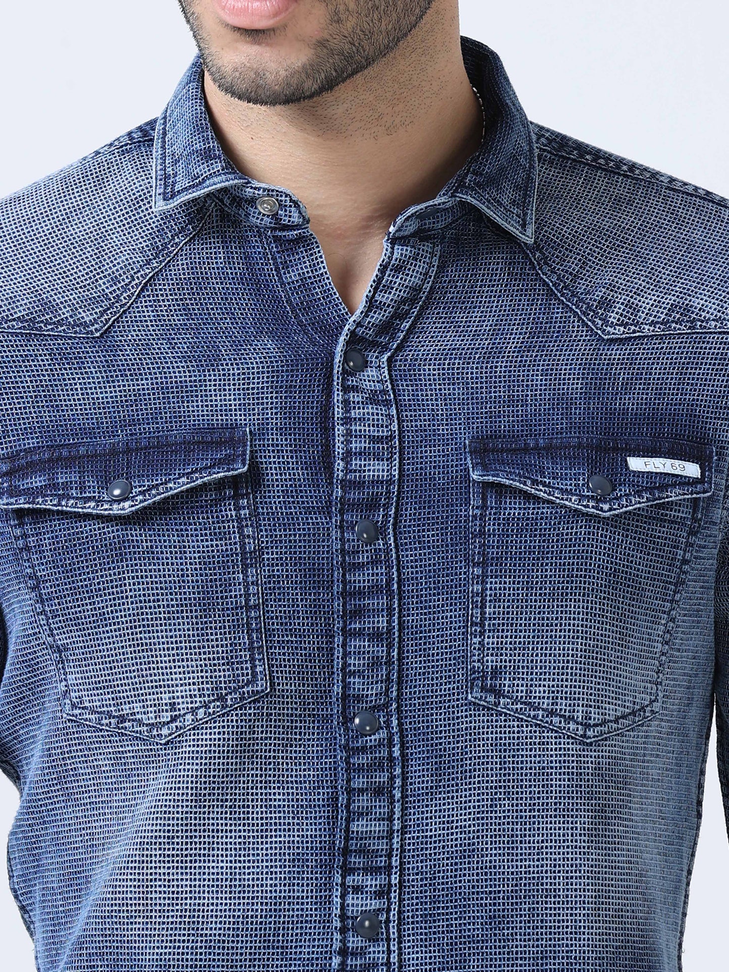 Mist Blue Denim Shirt