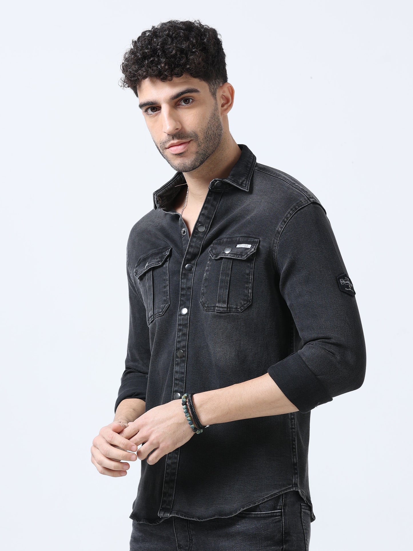 Charcoal Denim Shirt