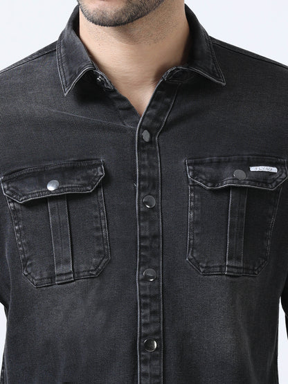 Charcoal Denim Shirt