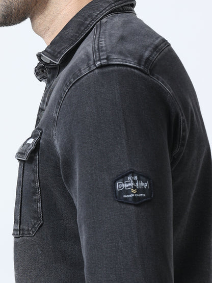 Charcoal Denim Shirt