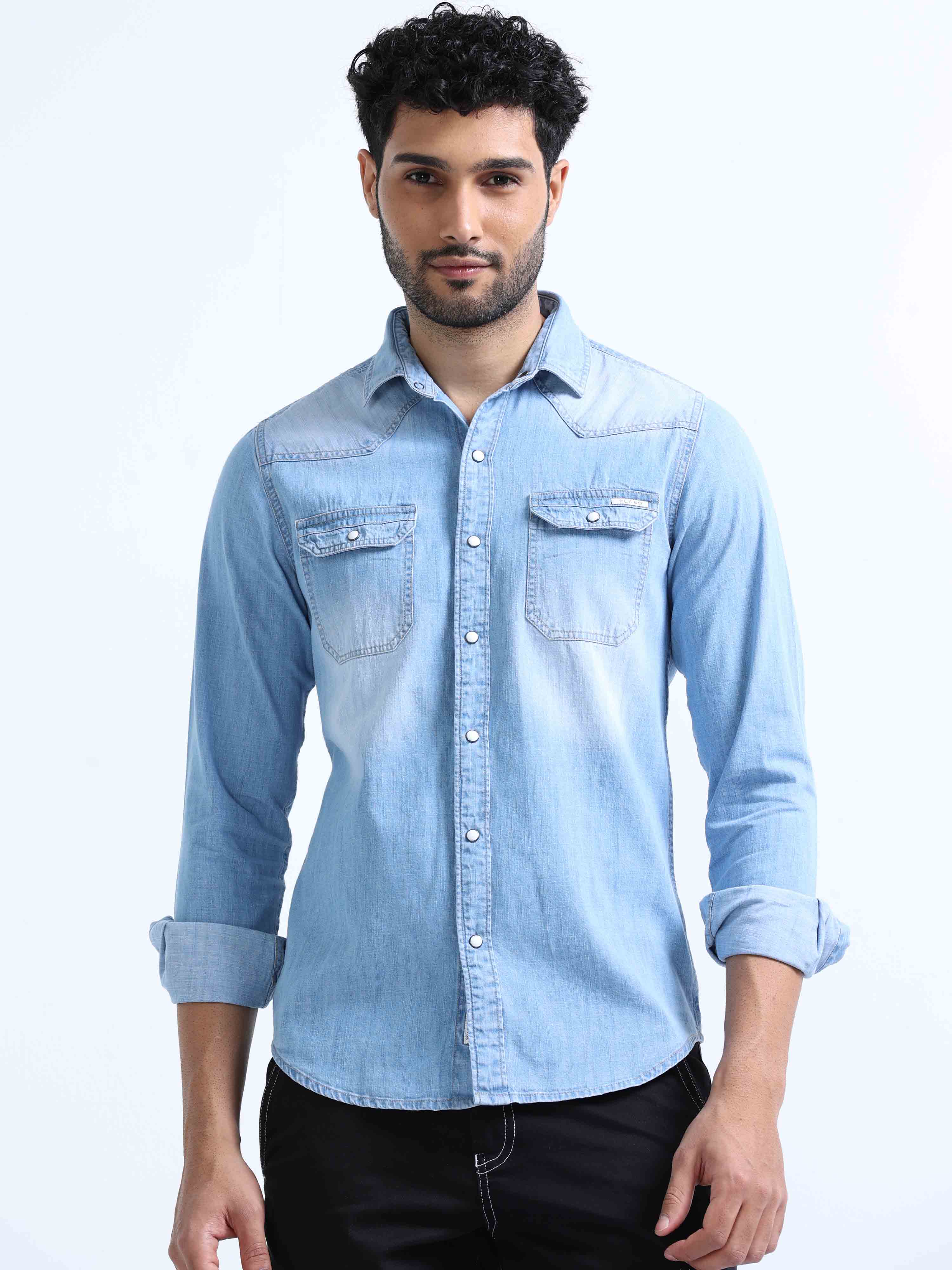 Denim shirt india best sale