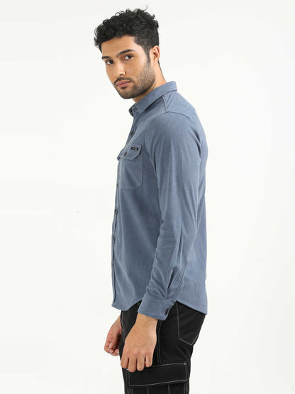 Rock Blue Corduroy Shirt