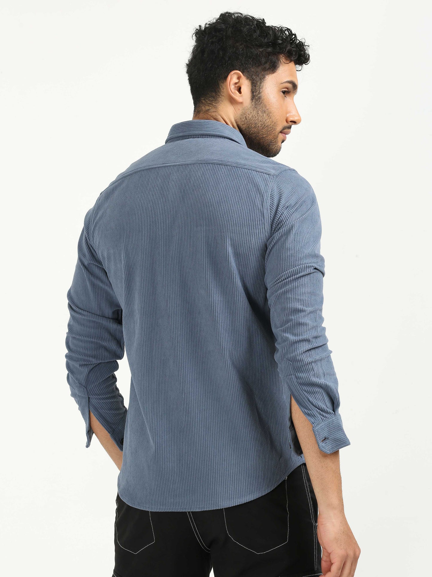 Rock Blue Corduroy Shirt