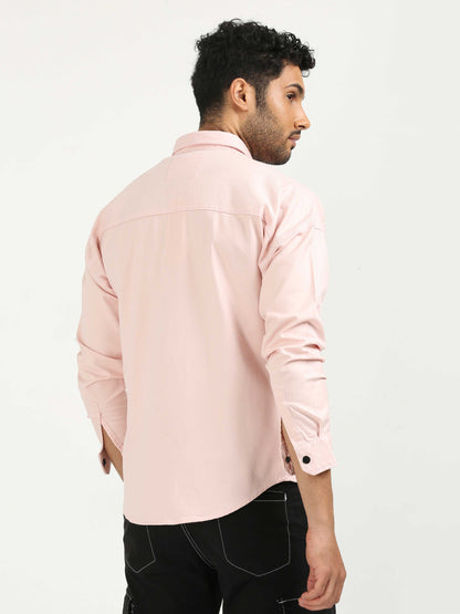 Amour Pink Drop Shoulder Shirt