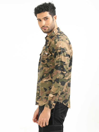 Green Camouflage Shirt