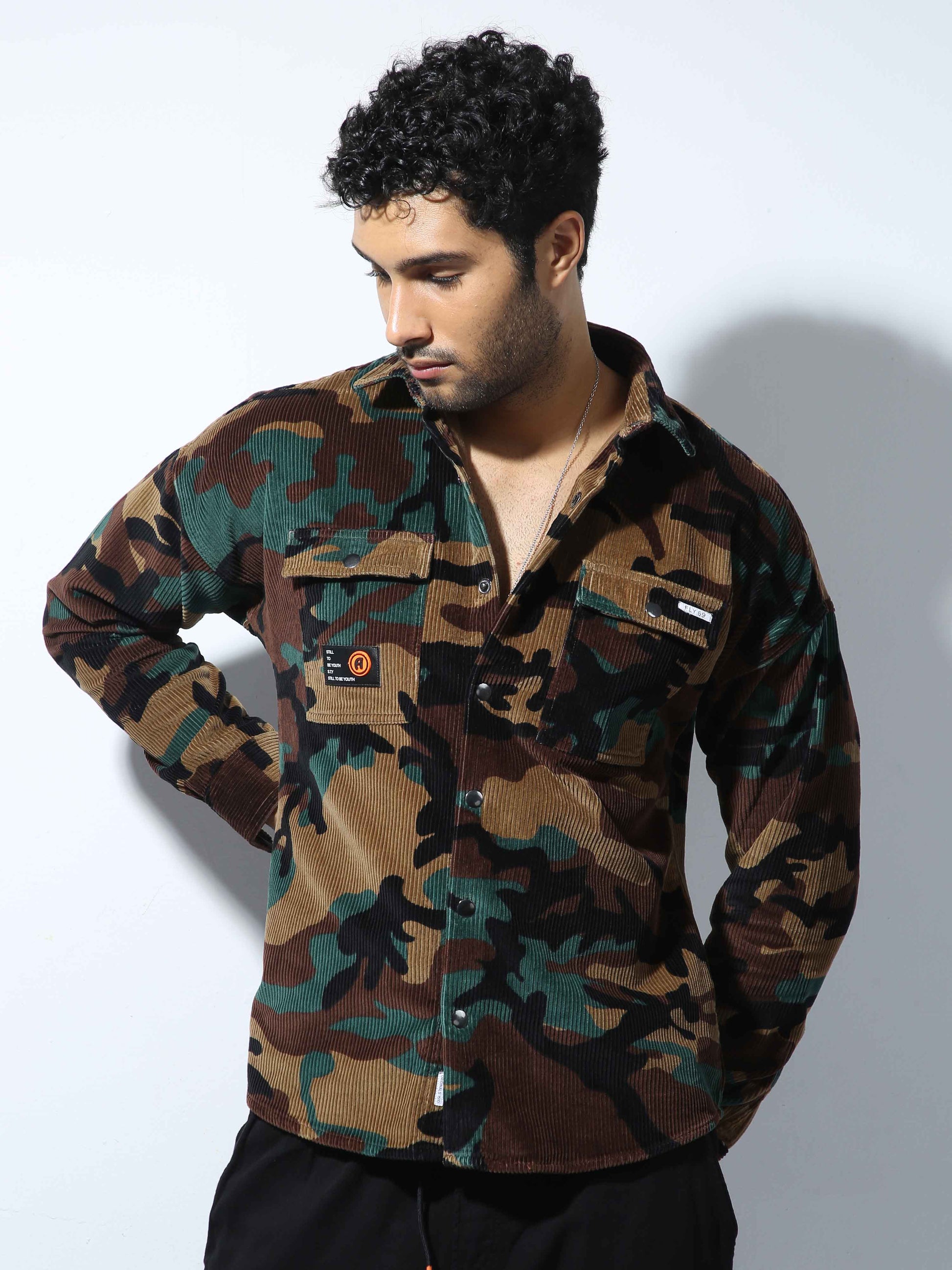 Camoflauge Corduroy Shirt for Men 