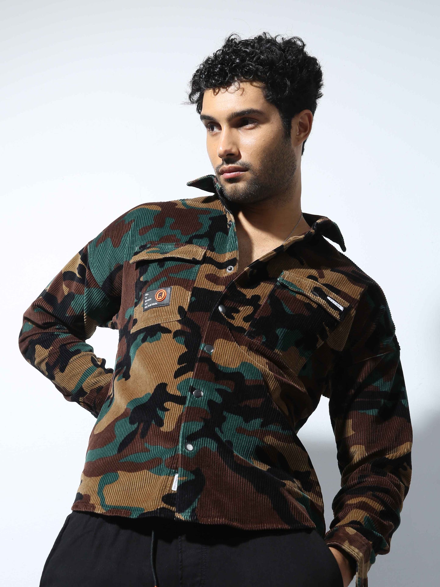 Camoflauge Corduroy Shirt for Men 