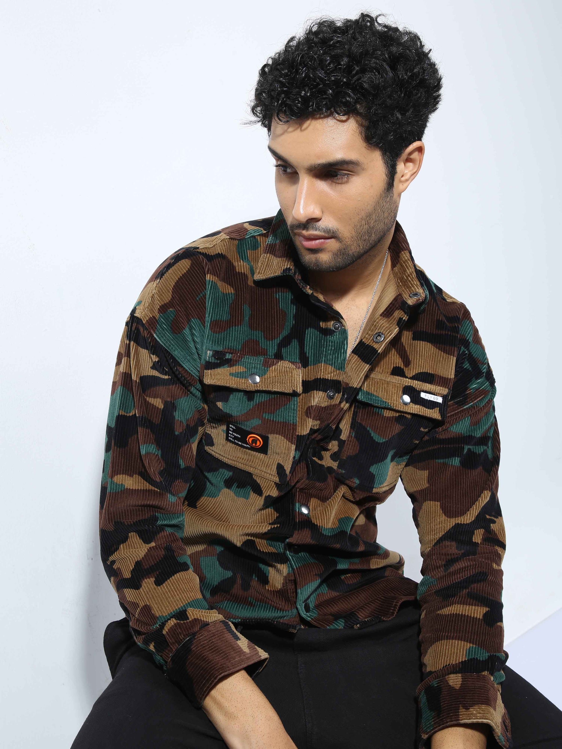 Camoflauge Corduroy Shirt for Men 