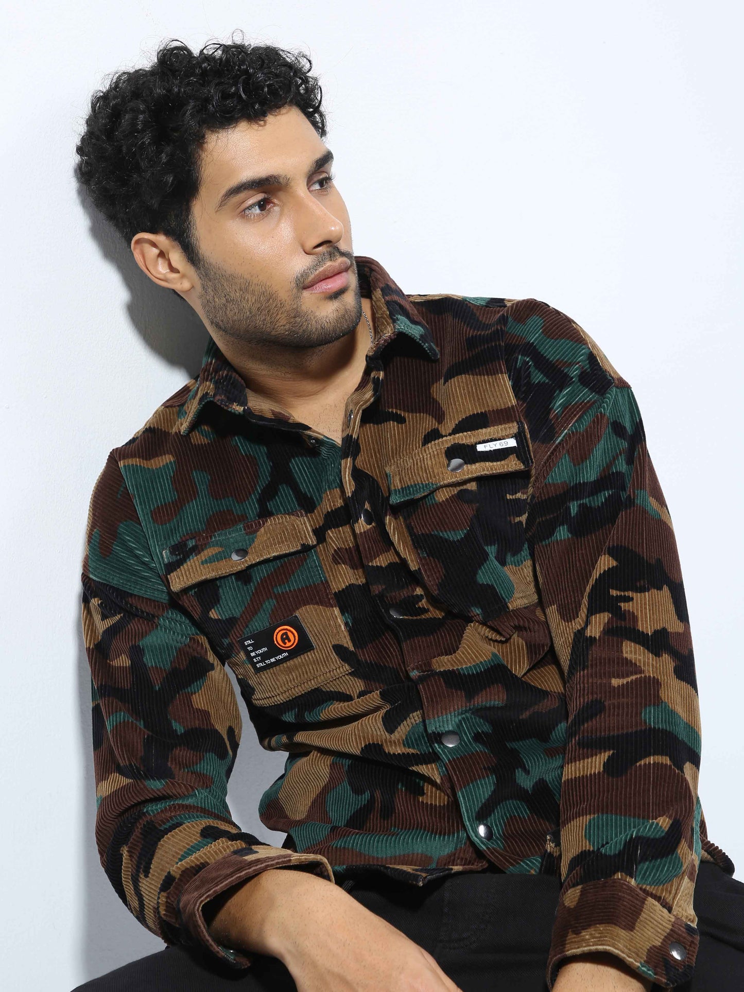 Camoflauge Corduroy Shirt for Men 