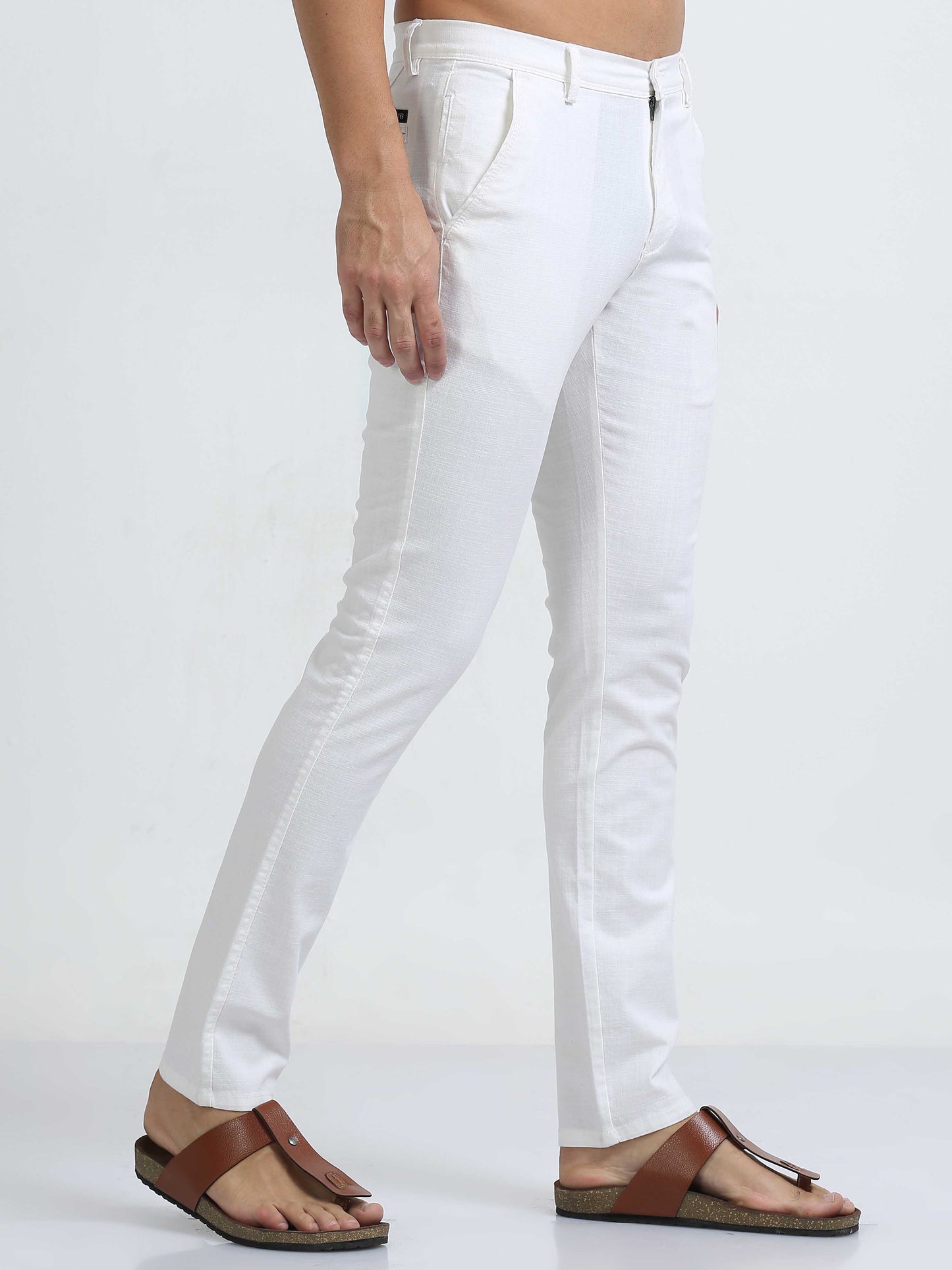 White Linen Trouser