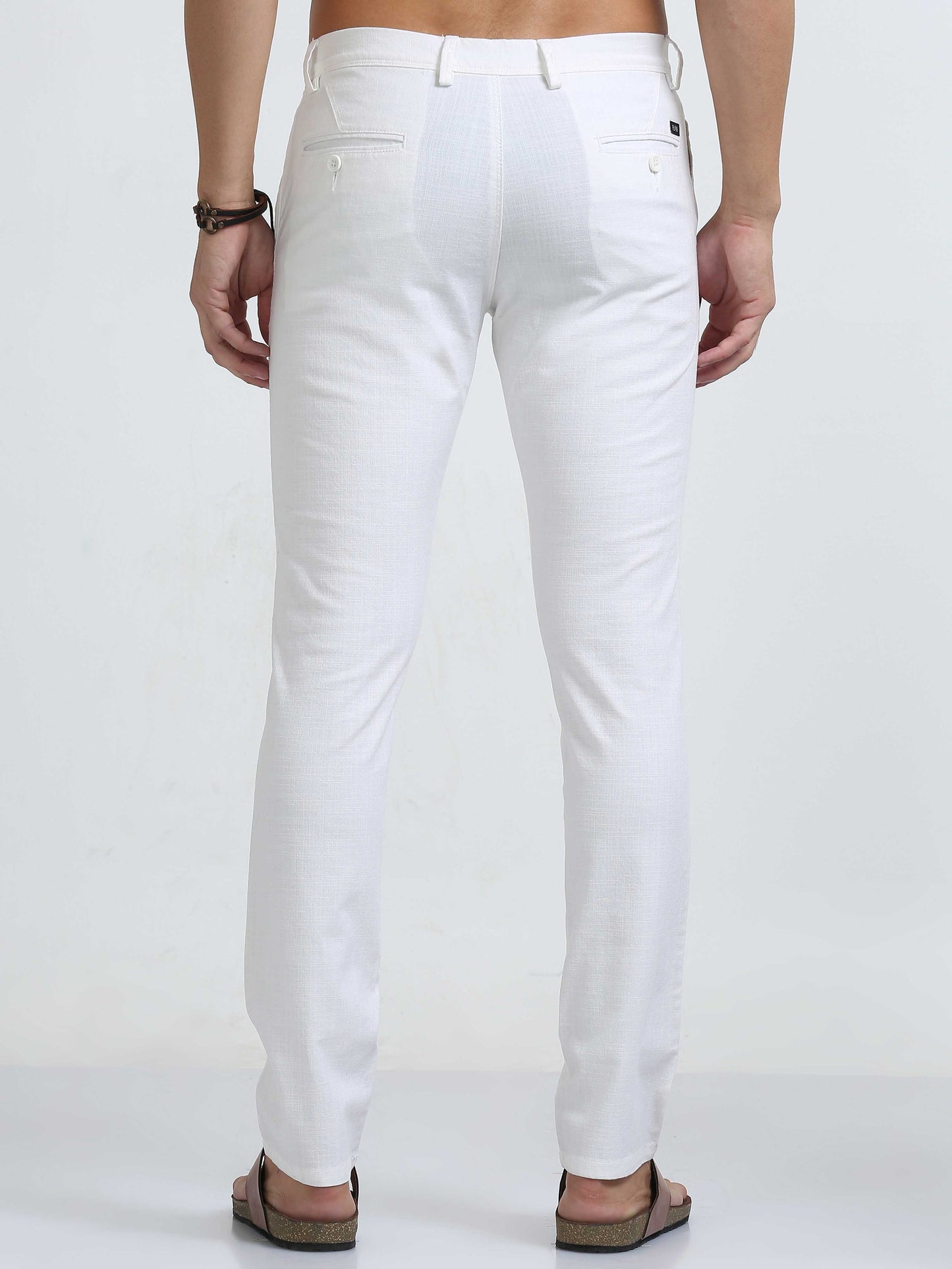 White Linen Trouser