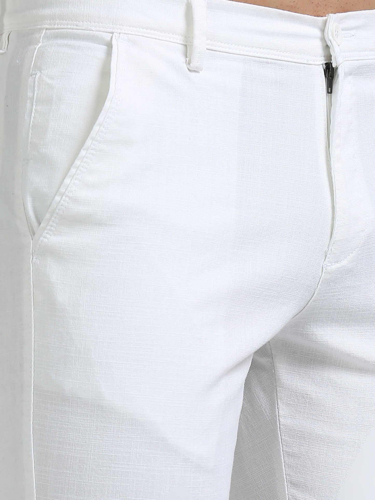 White Linen Trouser