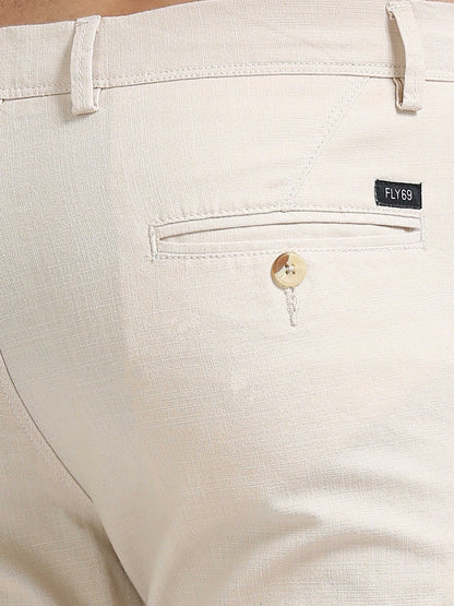 Cream Linen Trouser