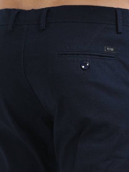 Navy Linen Trouser