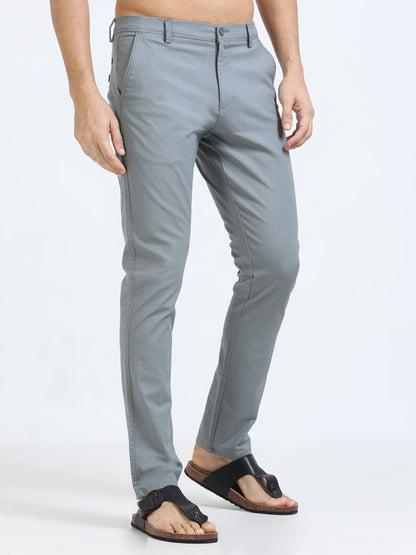 Slate Grey Linen Trouser