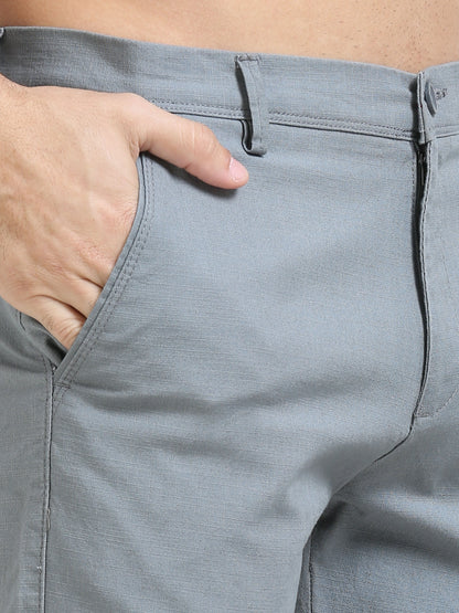 Slate Grey Linen Trouser
