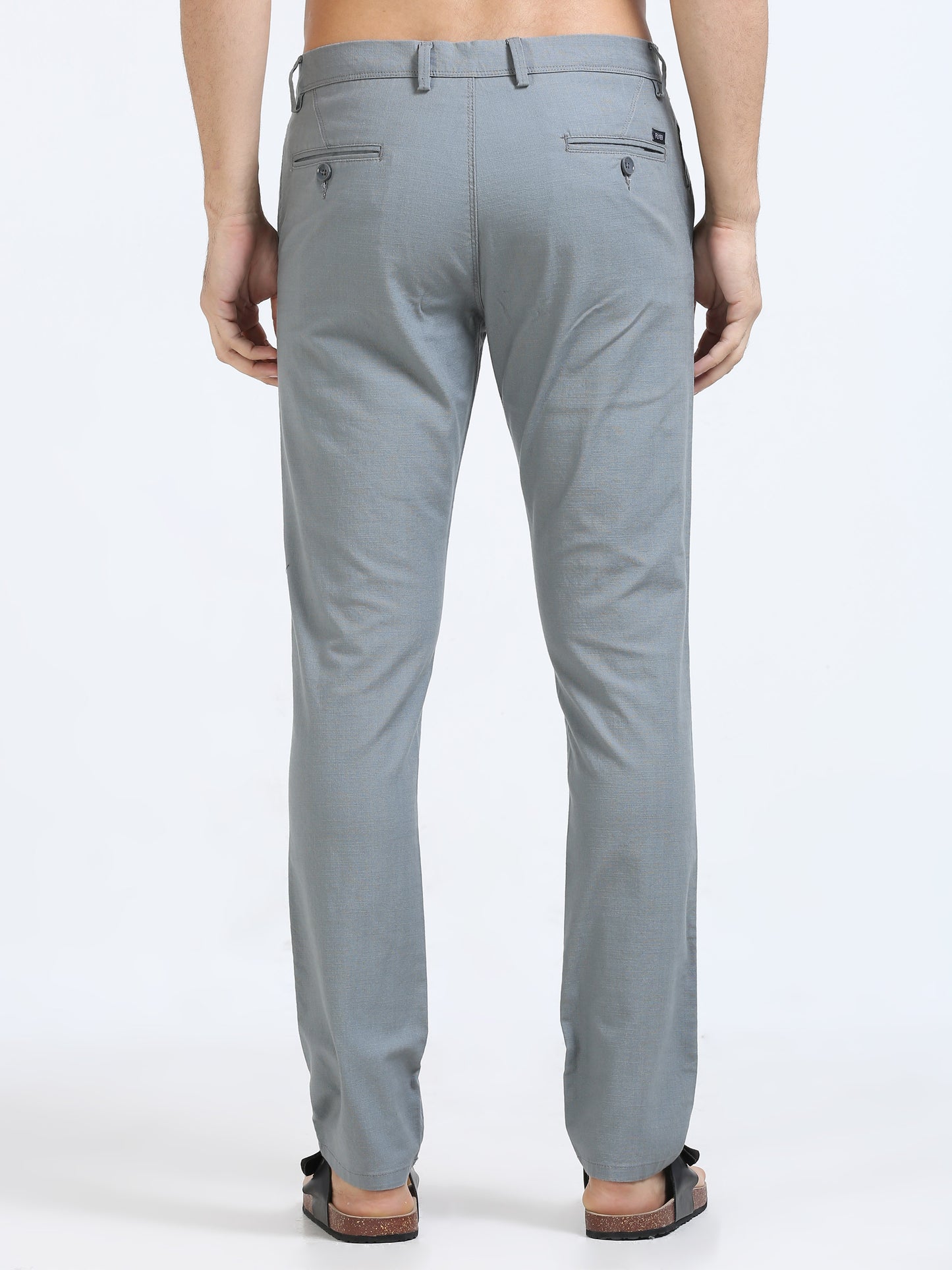 Slate Grey Linen Trouser