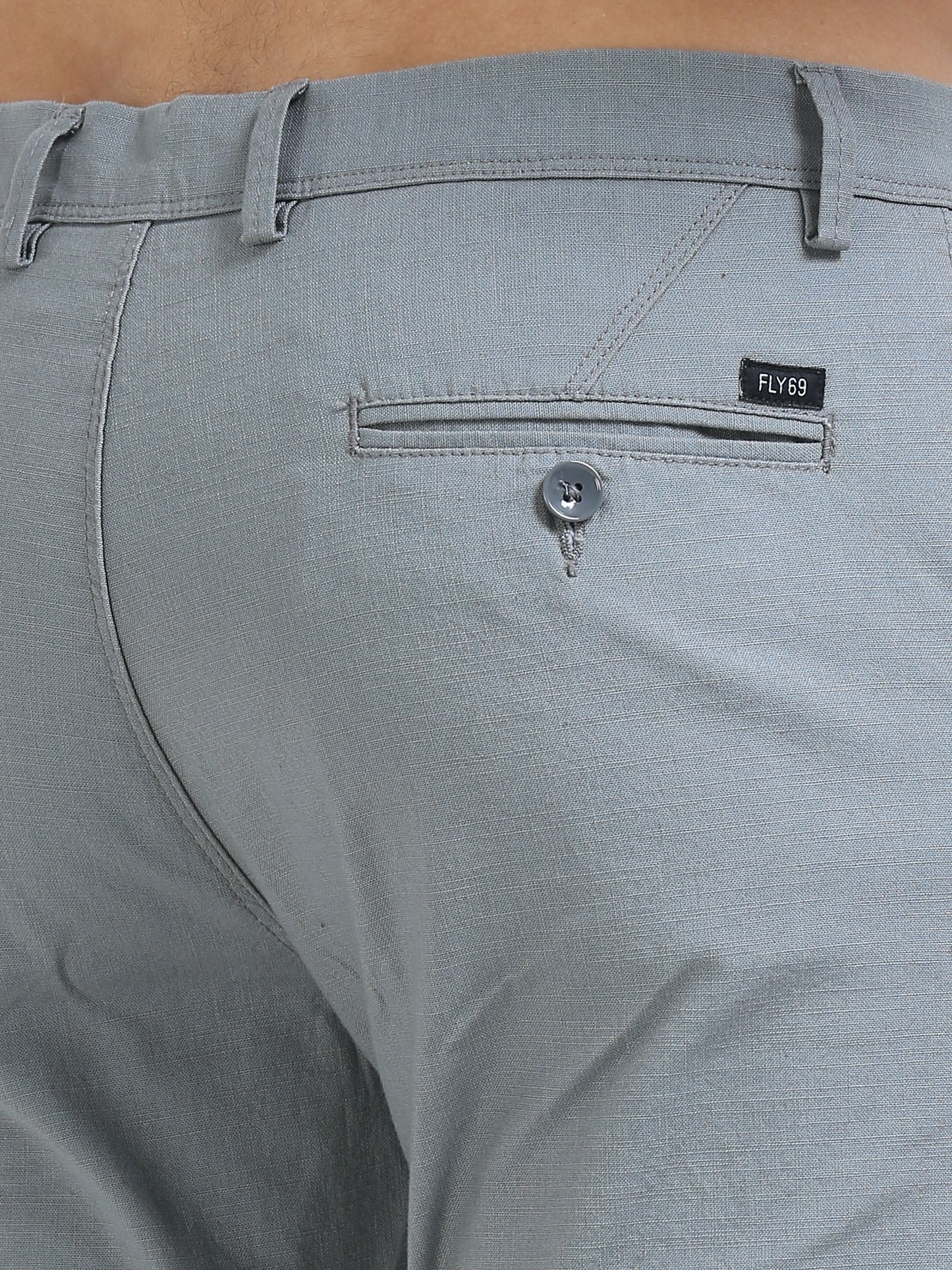 Slate Grey Linen Trouser