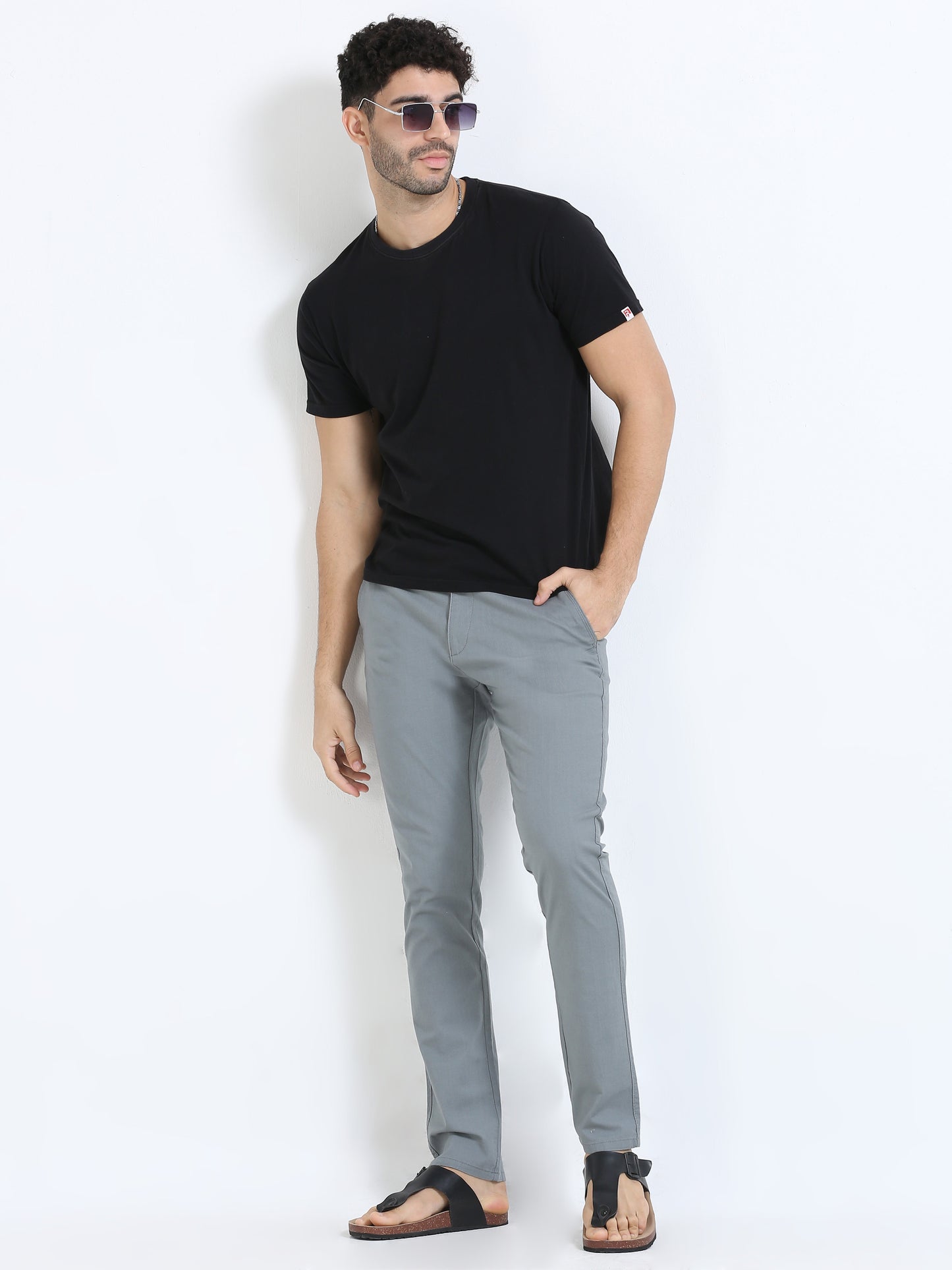 Slate Grey Linen Trouser