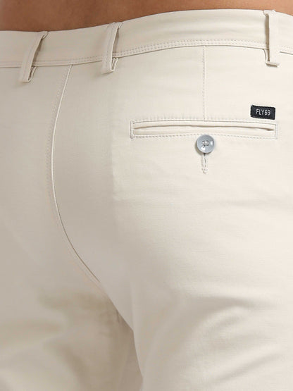 Beige Side Coin Pocket Trouser