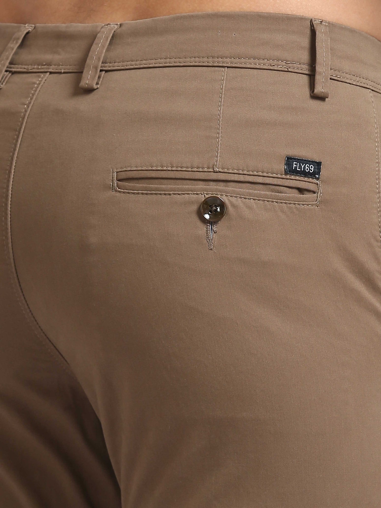 Khaki Front Coin Pocket Trousers