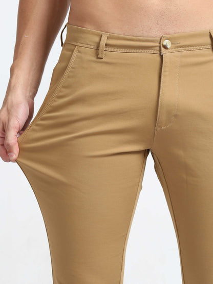 Medium Khaki Side Coin Pocket Trouser