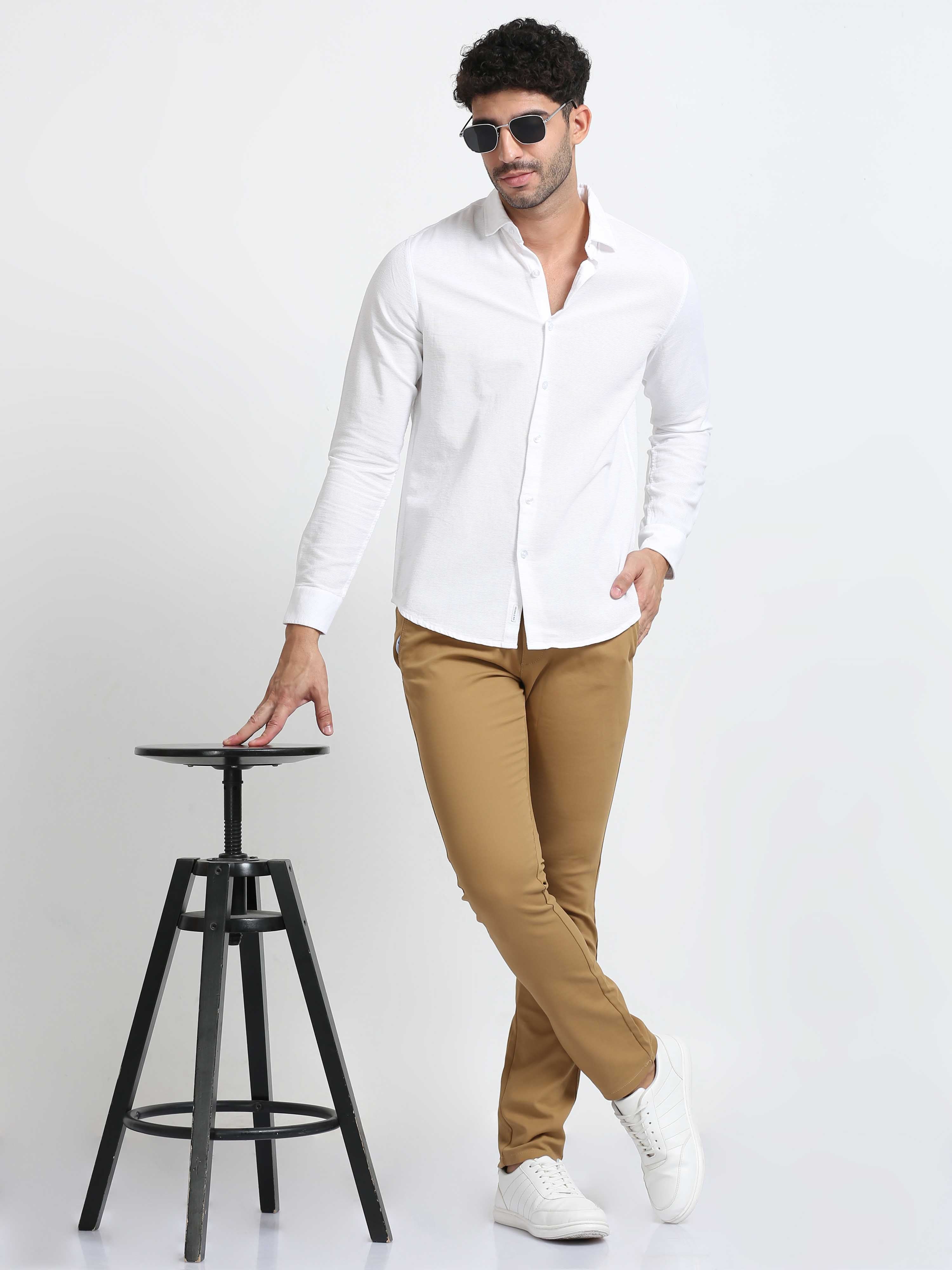 Buy khaki Trousers & Pants for Men by INDEPENDENCE Online | Ajio.com