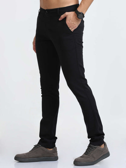 Black Side Coin Pocket Trouser