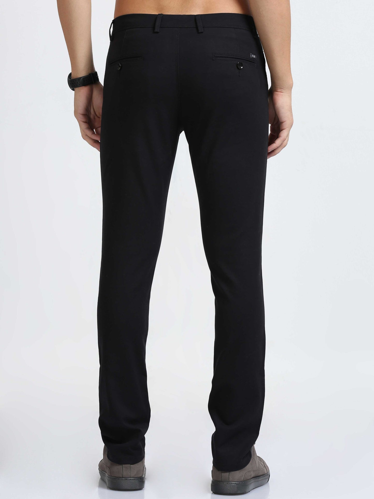 Black Side Coin Pocket Trouser