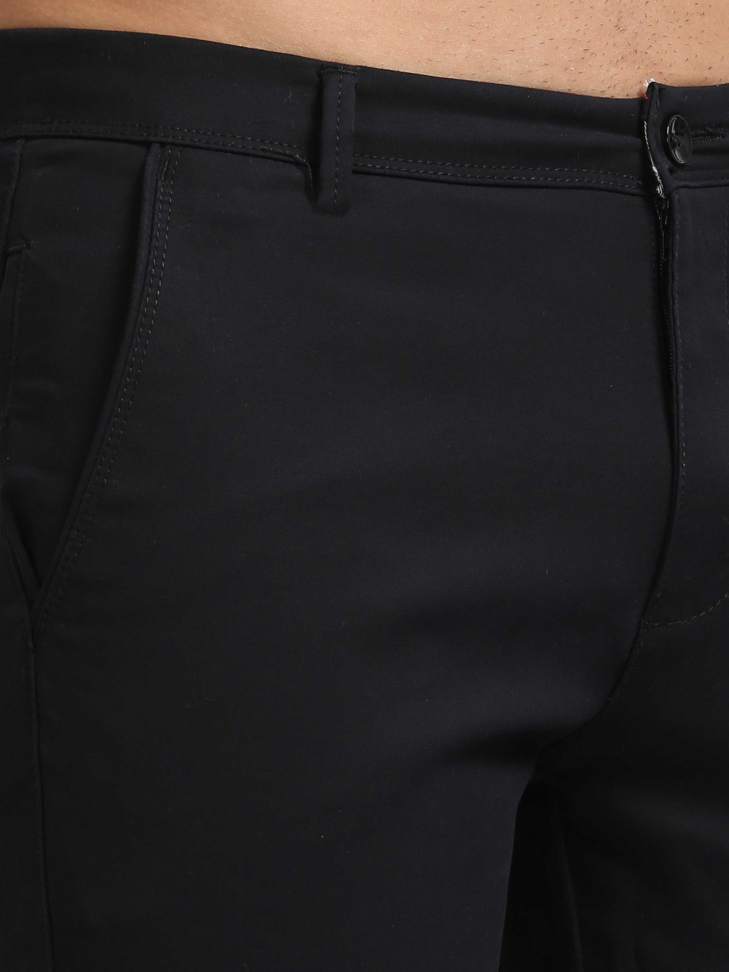 Black Side Coin Pocket Trouser