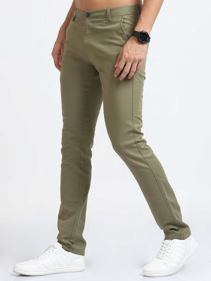 Medium Green Side Coin Pocket Trouser