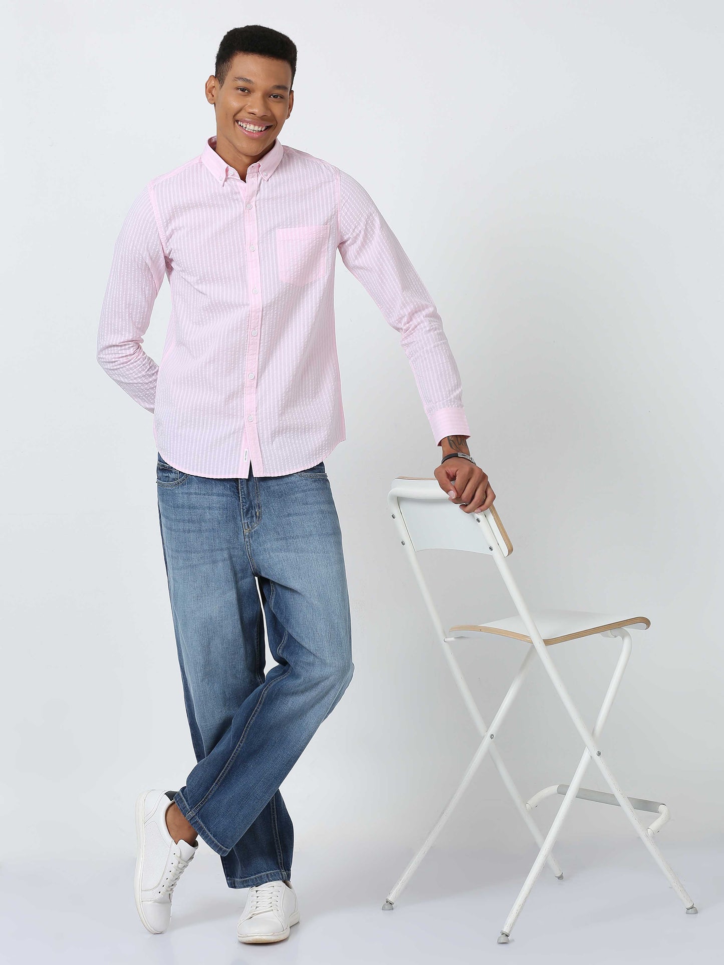 Amour Stripe Shirt for Men 