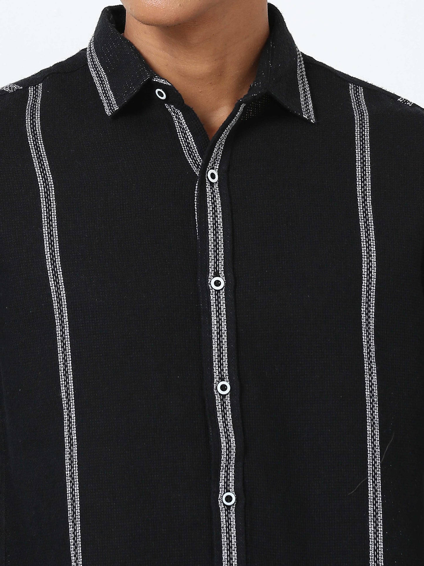 Black & White Stripe Shirt