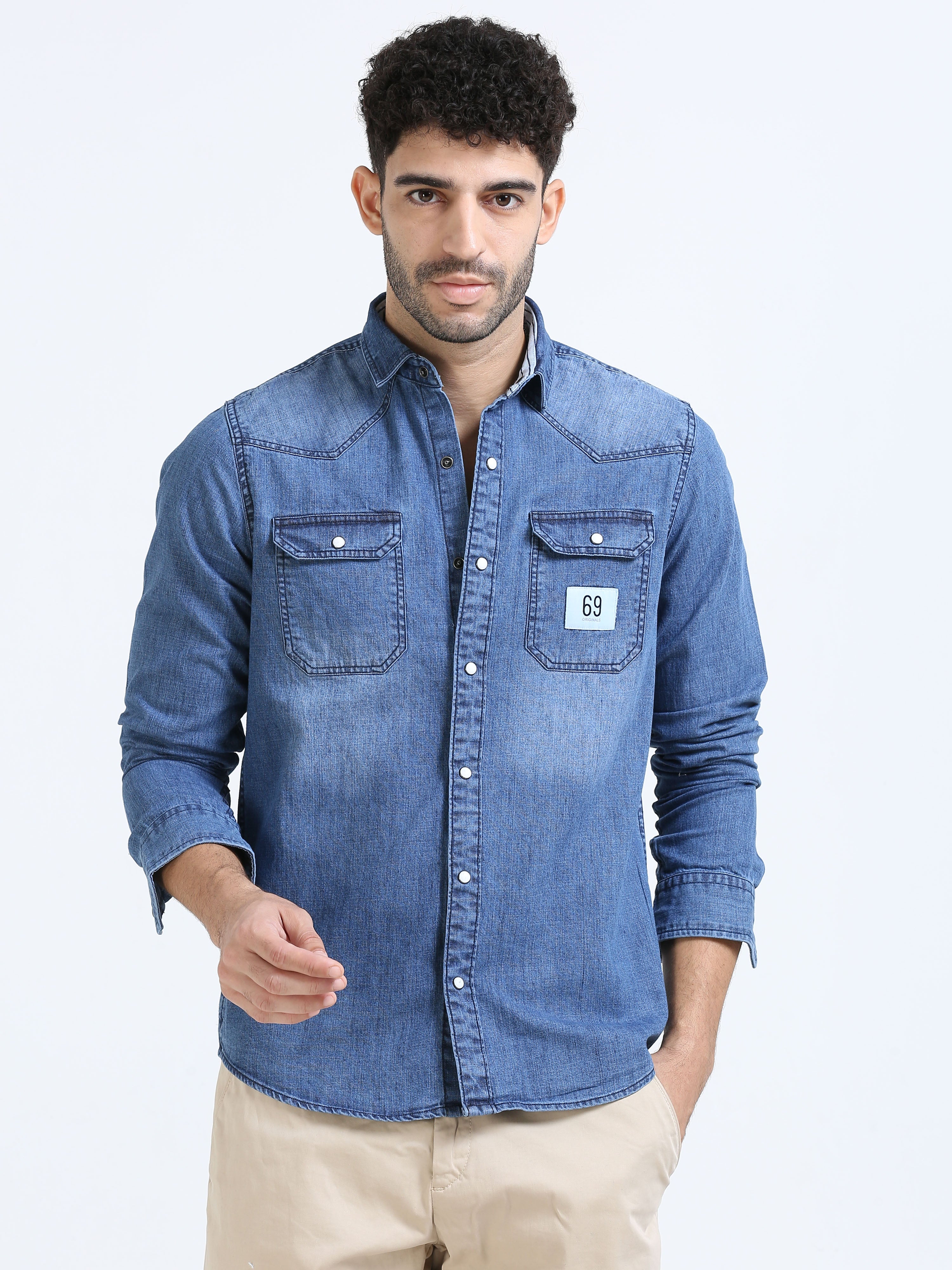 Polo Blue Denim Shirt