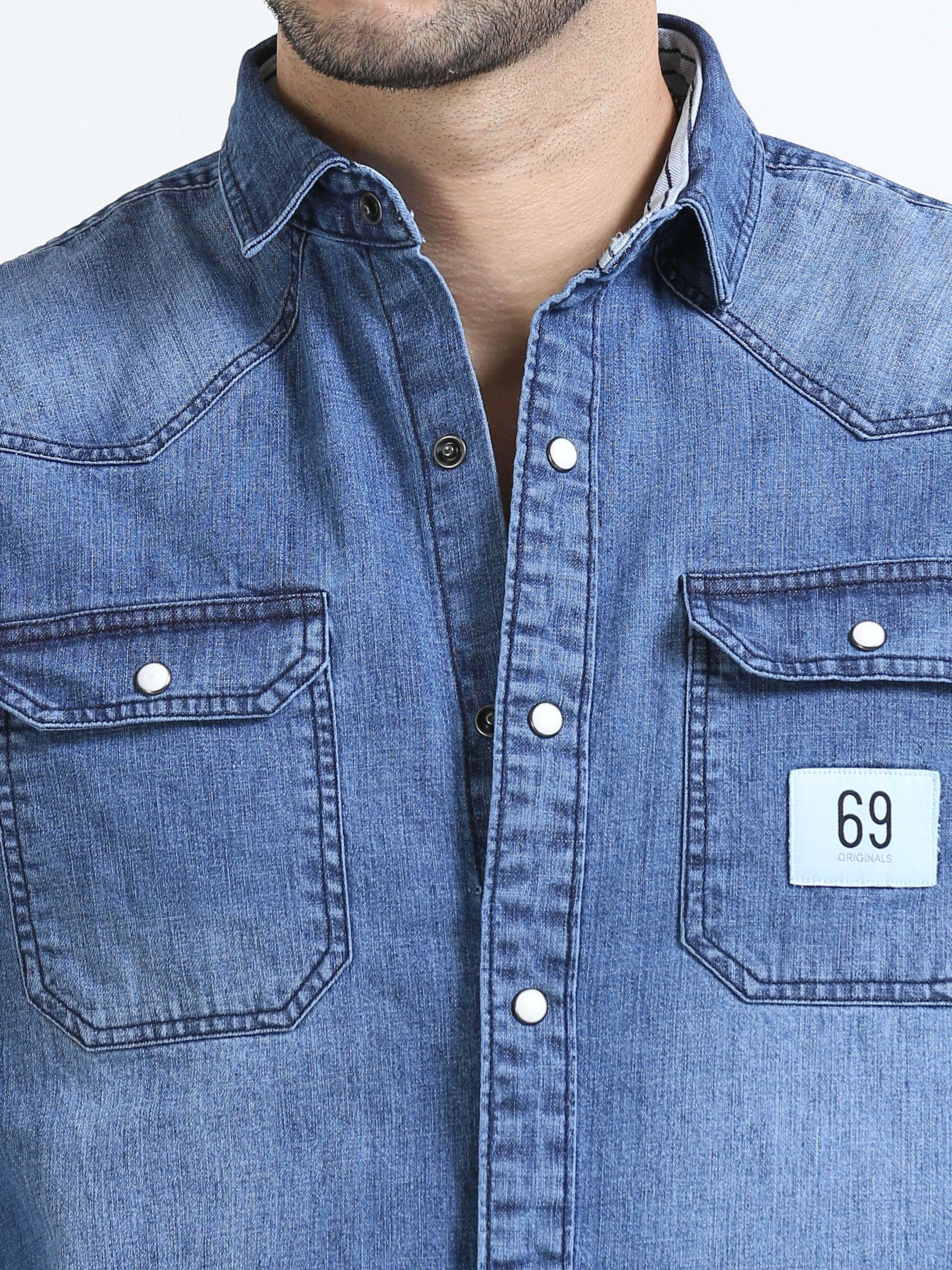 Polo Blue Denim Shirt