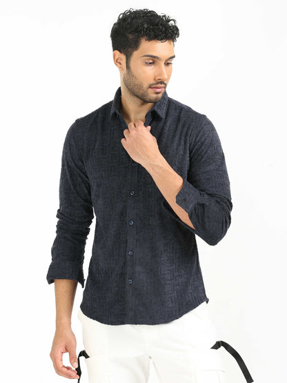 Regal Blue Towel Shirt