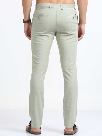 Pistachio Linen Trouser