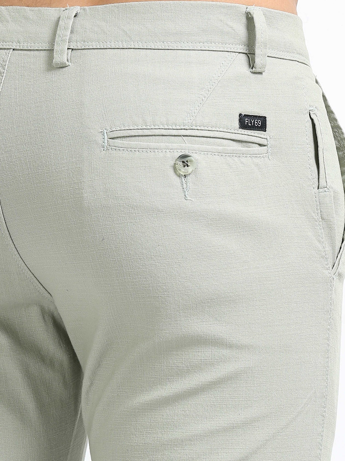 Pistachio Linen Trouser