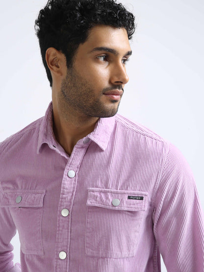 Lilac Corduroy Shirt