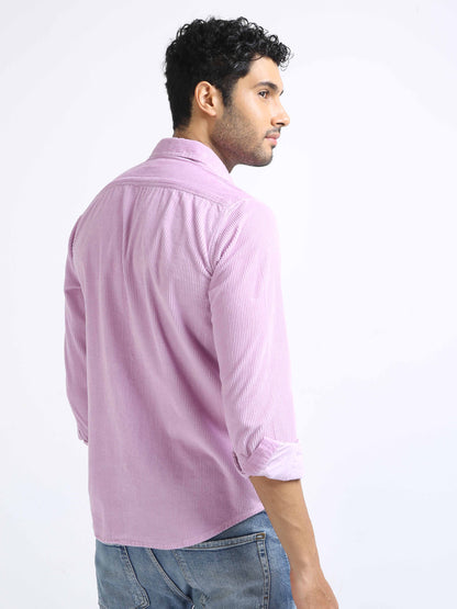 Lilac Corduroy Shirt