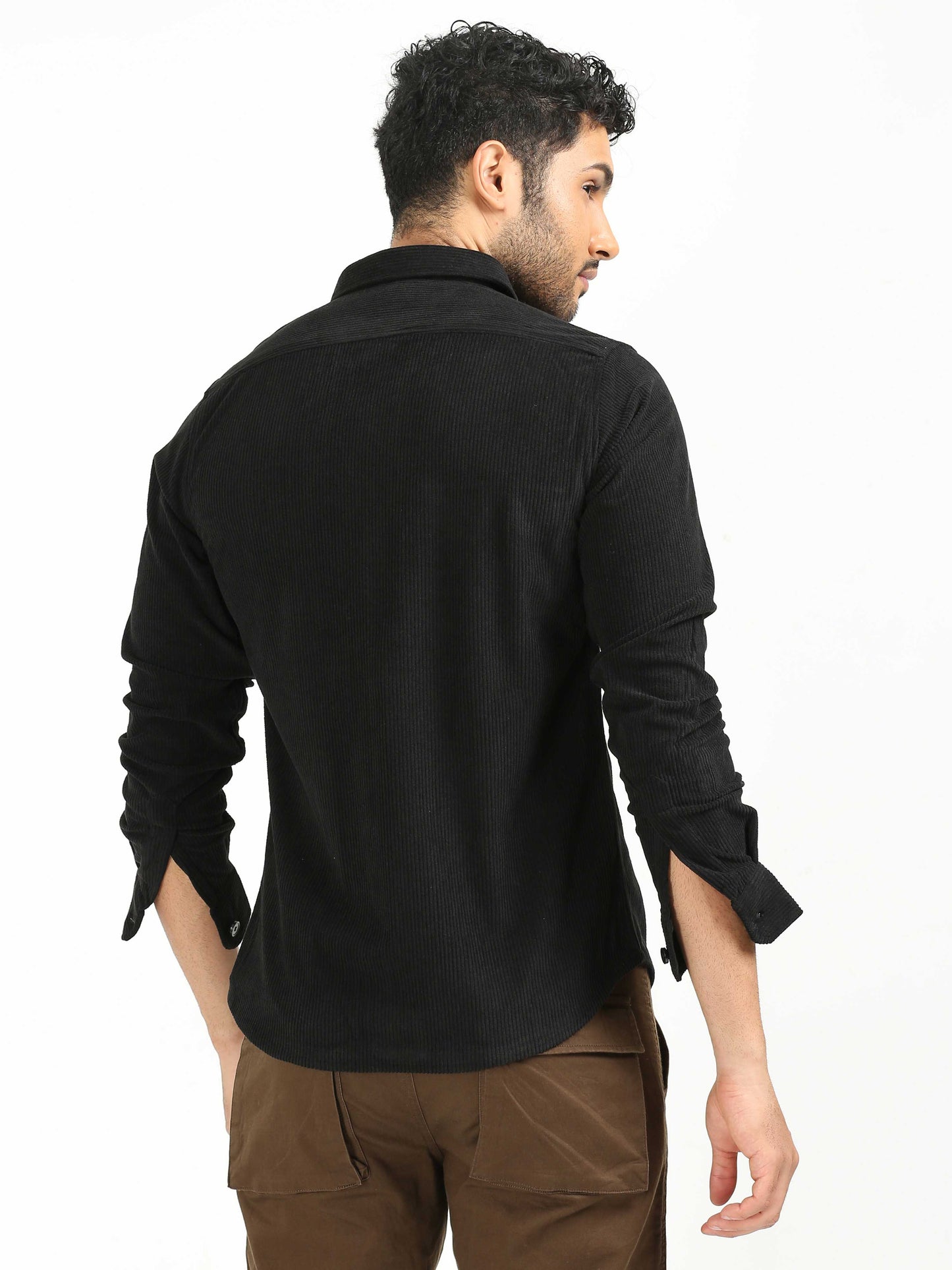 Black Corduroy Shirt