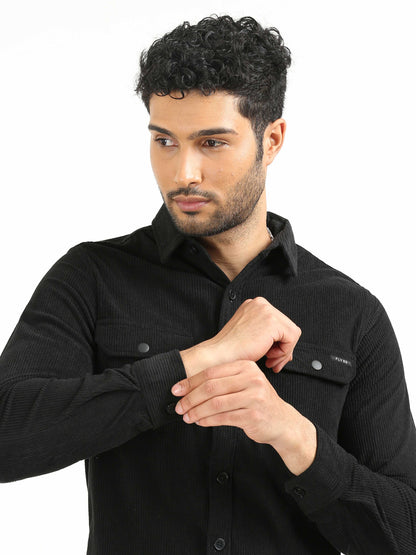 Black Corduroy Shirt