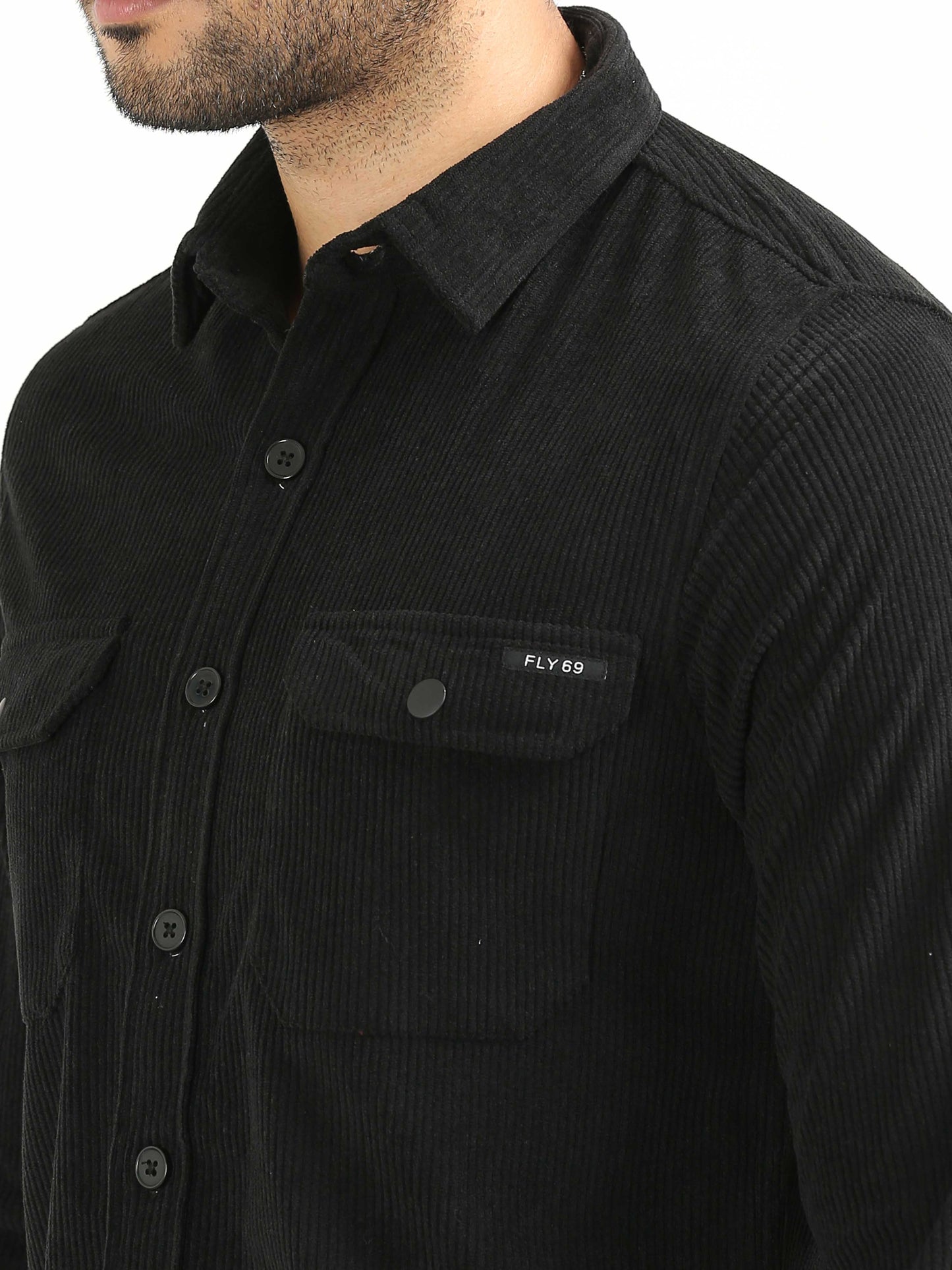 Black Corduroy Shirt