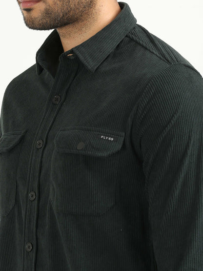 Forest Green Corduroy Shirt