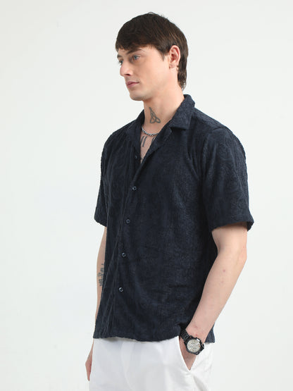 Embossed Design Towel Shirt